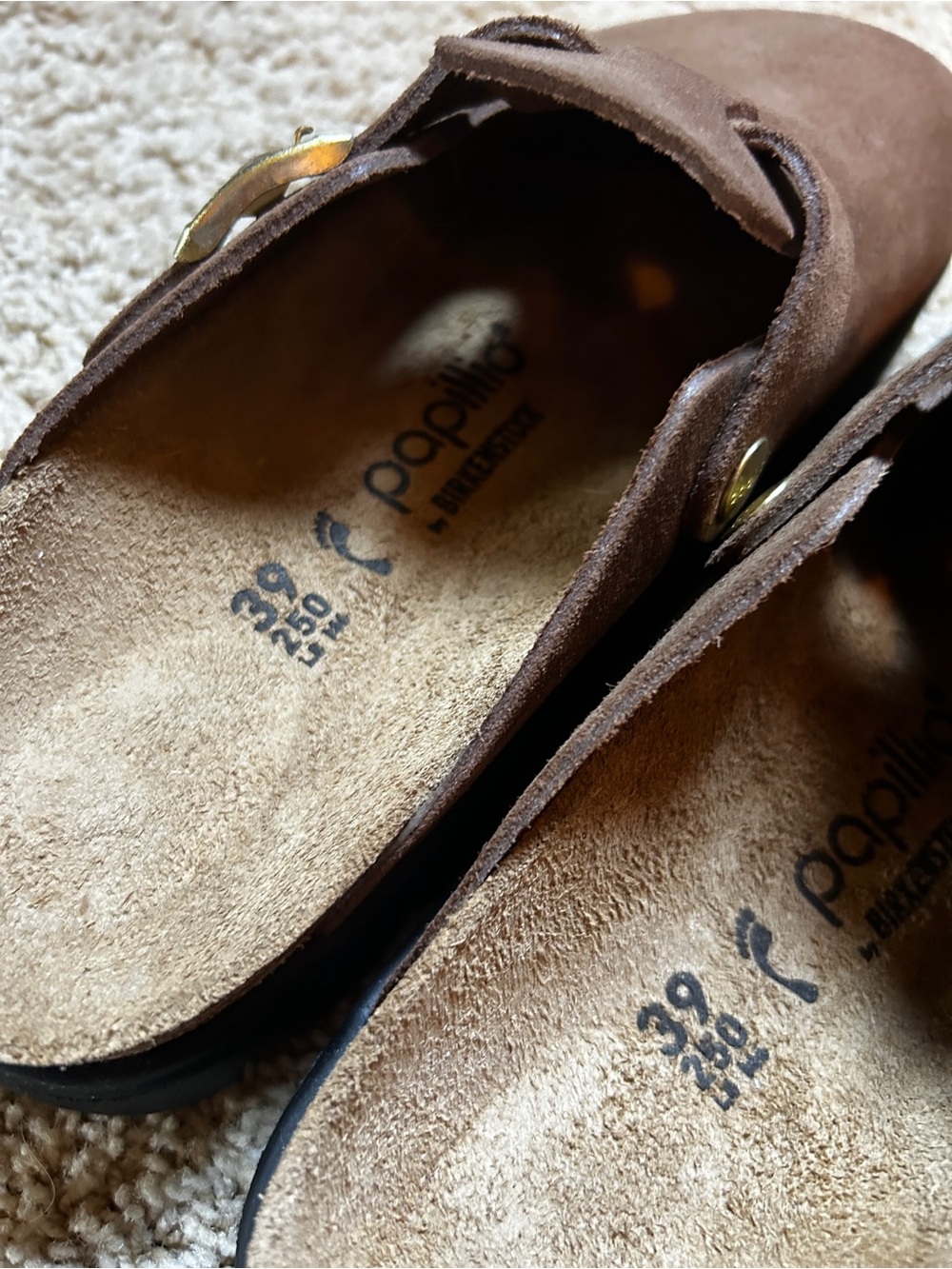 Birkenstocks Women’s Papillio Boston Chunky in Dark Tea Size 8-8.5 - Picture 7 of 7